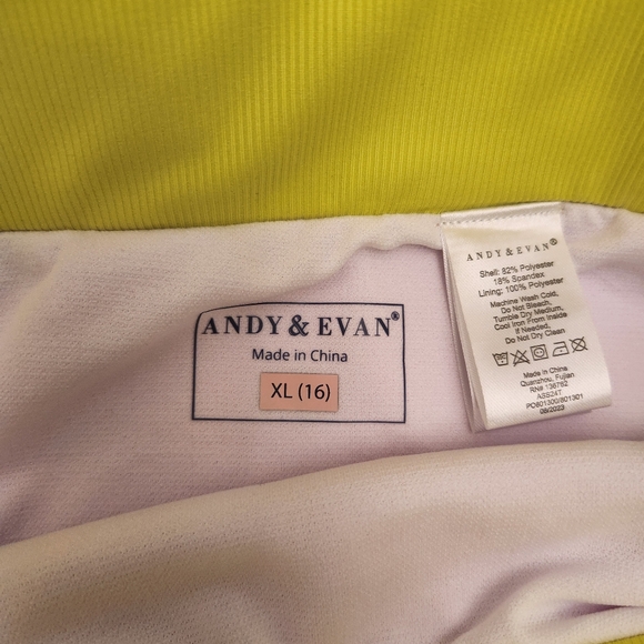 Andy & Evan Kids' Rib Colorblock Two-Piece Swimsuit NWOT - Picture 4 of 8